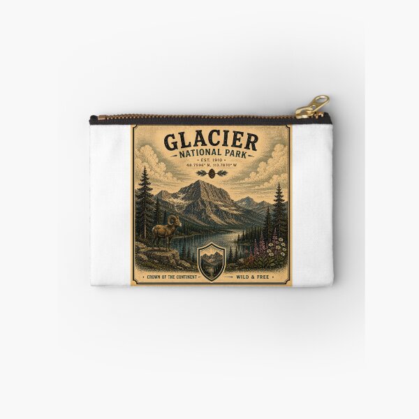 Item preview, Vintage Glacier National Park Montana Adventure USA designed and sold by T-Motive.