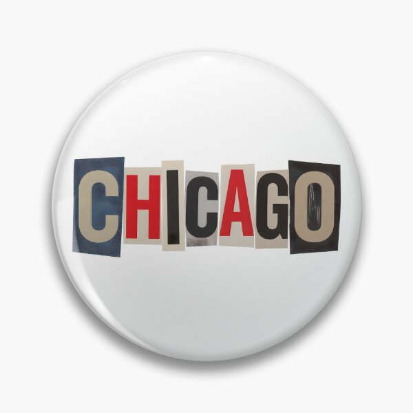 Item preview, Chicago Ransom Letter Collage Typography designed and sold by ThreadRiotTees.