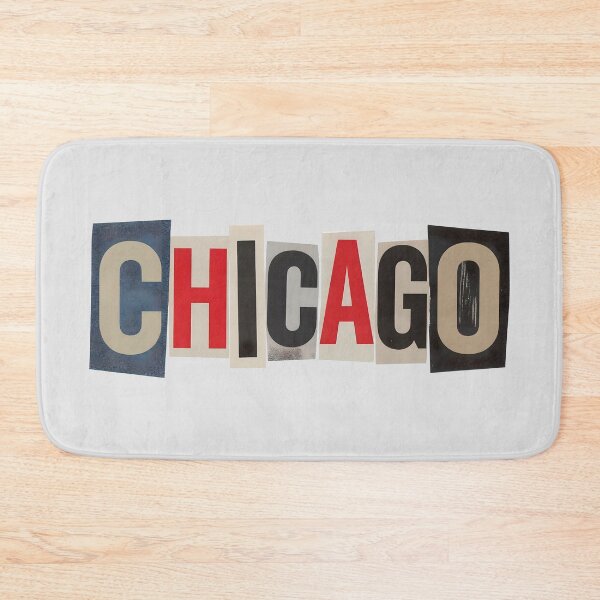 Item preview, Chicago Ransom Letter Collage Typography designed and sold by ThreadRiotTees.