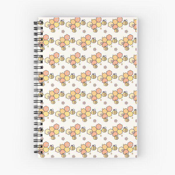 Item preview, Cute Pastel Bee and Honeycomb Seamless Pattern designed and sold by AIMCRAFT.