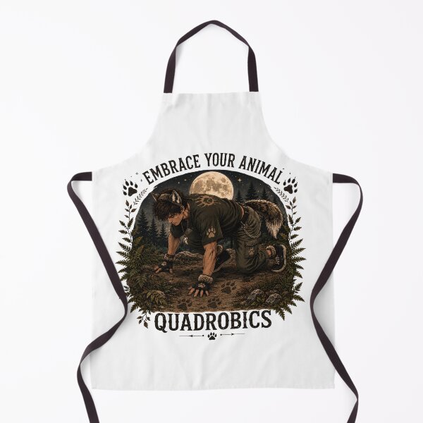 Item preview, Embrace Your Animal - Quadrobics Wolf Therianism Forest designed and sold by Neurospicy Trolls.