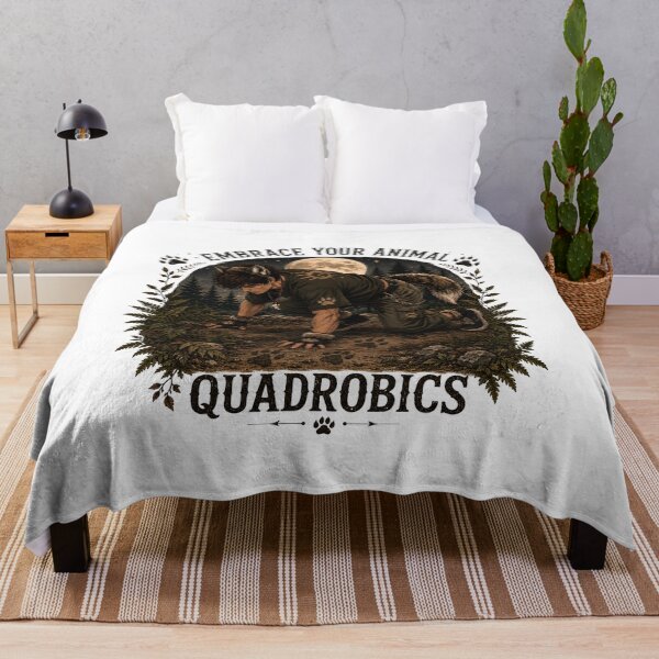 Item preview, Embrace Your Animal - Quadrobics Wolf Therianism Forest designed and sold by Neurospicy Trolls.