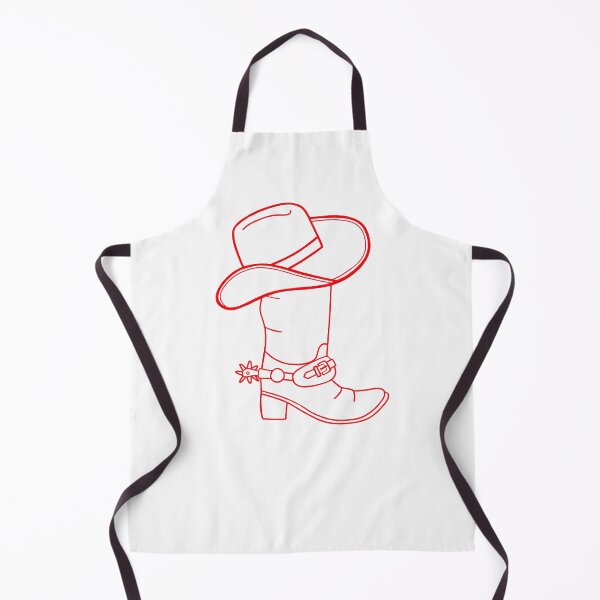 Item preview, White Cowboy Boot And Hat designed and sold by Sartoris Art.