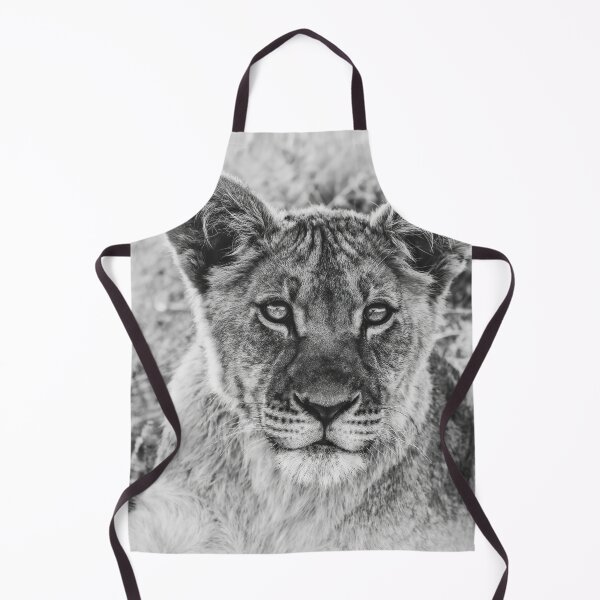 Item preview, Kalahari Lion Cub In Black and White designed and sold by Kay Brewer.