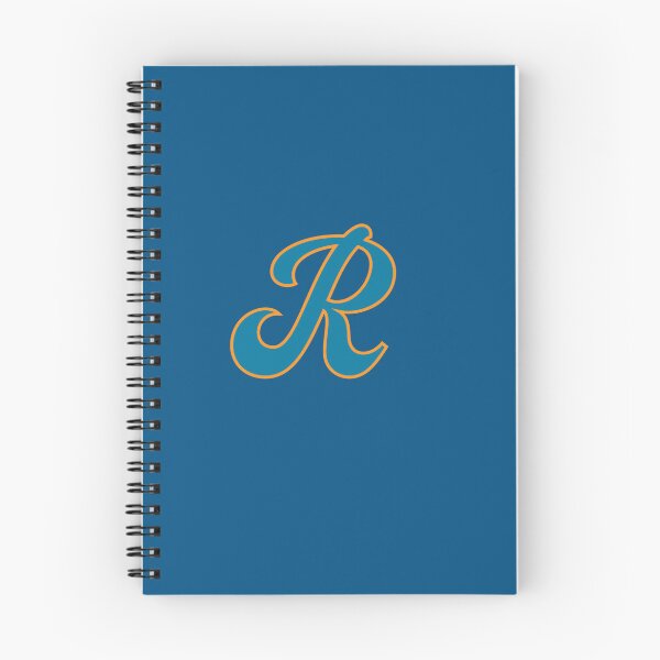 Item preview, Letter R Blue and Orange Cursive designed and sold by aligchi.