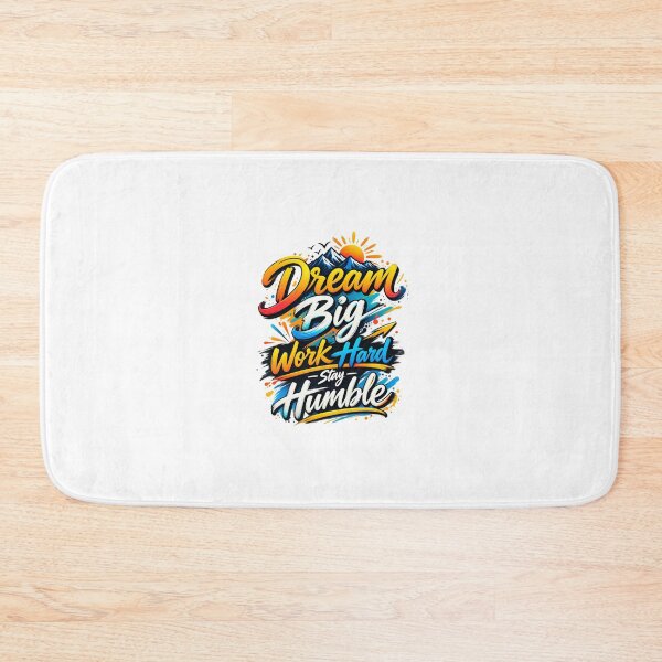 Item preview, Dream Big Work Hard Stay Humble Typo designed and sold by NaqxshDesignStudio.