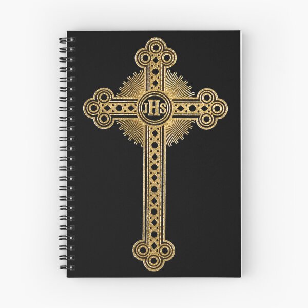 Item preview, JHS Christogram Cross designed and sold by ✠Extra✠Ecclesiam✠Nulla✠Salus✠.