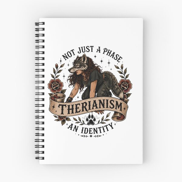 Item preview, Not Just A Phase - Therianism An Identity Wolf Quadrobics designed and sold by Neurospicy Trolls.