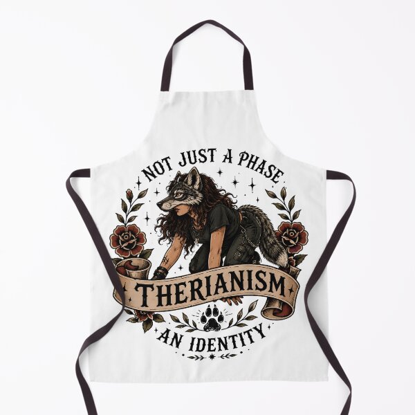 Item preview, Not Just A Phase - Therianism An Identity Wolf Quadrobics designed and sold by Neurospicy Trolls.