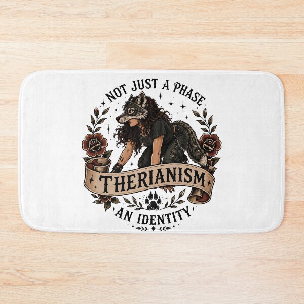 Item preview, Not Just A Phase - Therianism An Identity Wolf Quadrobics designed and sold by Neurospicy Trolls.