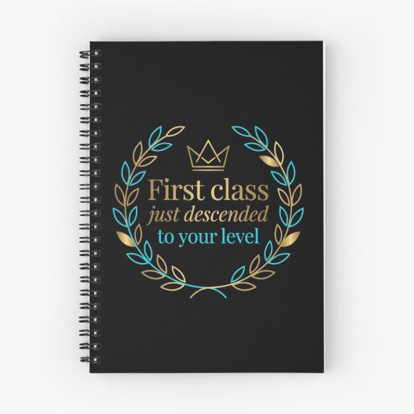 Item preview, First Class Descended Boss Energy Luxury Typography designed and sold by KhAIa Reeve Art Studio.
