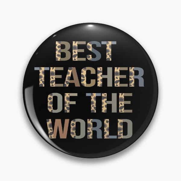 Item preview, Best Teacher of the World designed and sold by aponwao.