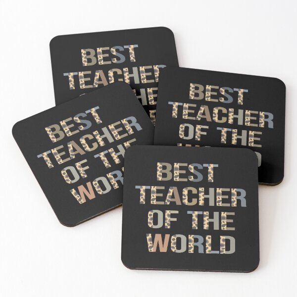 Item preview, Best Teacher of the World designed and sold by aponwao.