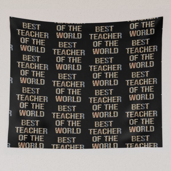 Item preview, Best Teacher of the World designed and sold by aponwao.
