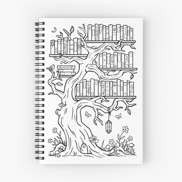 Item preview, Ancient Tree Library designed and sold by Ellen Wilberg.
