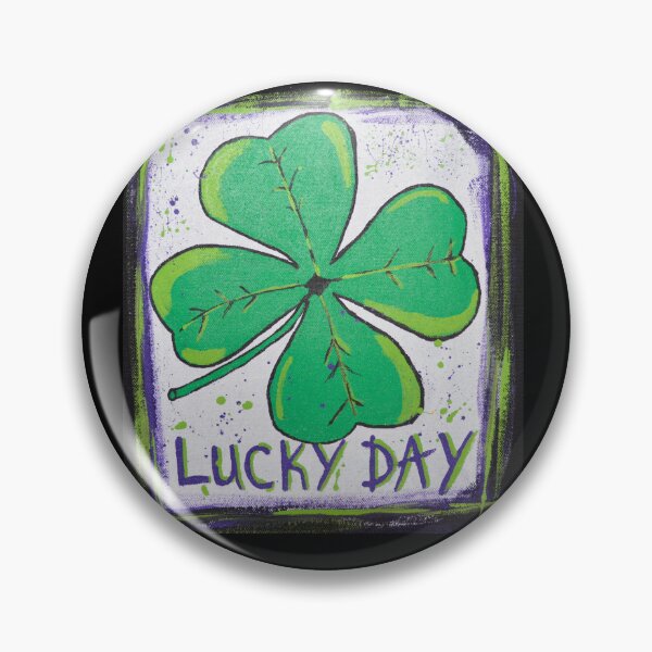 Item preview, Lucky day - Art depicting a four-leaf clover designed and sold by Graffystyle.