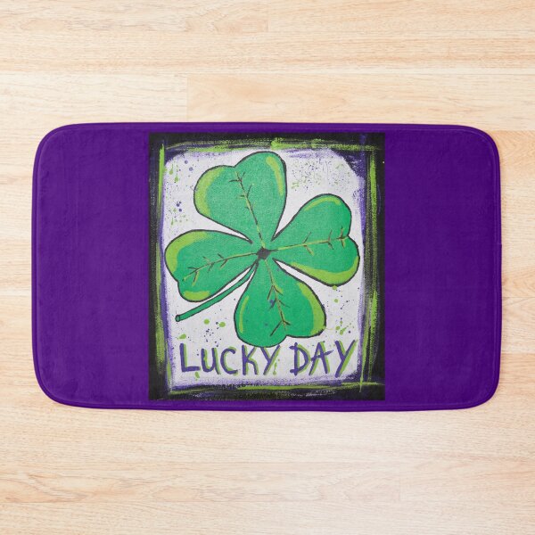 Item preview, Lucky day - Art depicting a four-leaf clover designed and sold by Graffystyle.
