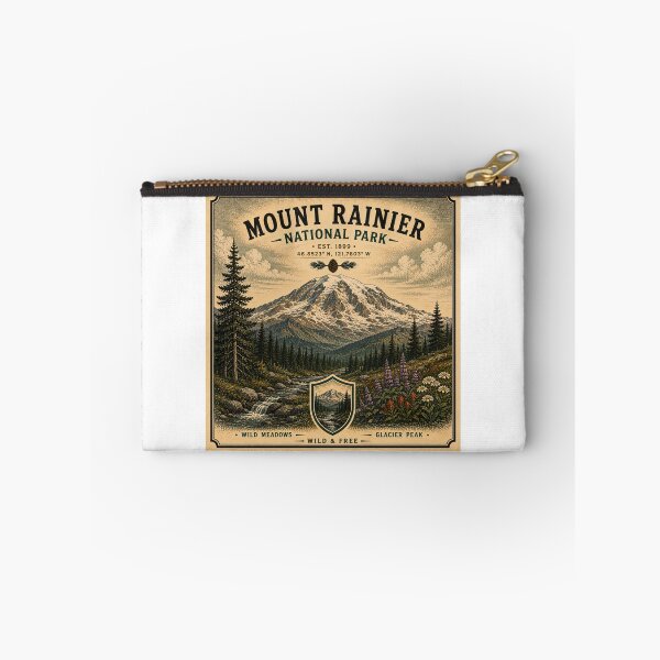 Item preview, Vintage Mount Rainier National Park Washington designed and sold by T-Motive.
