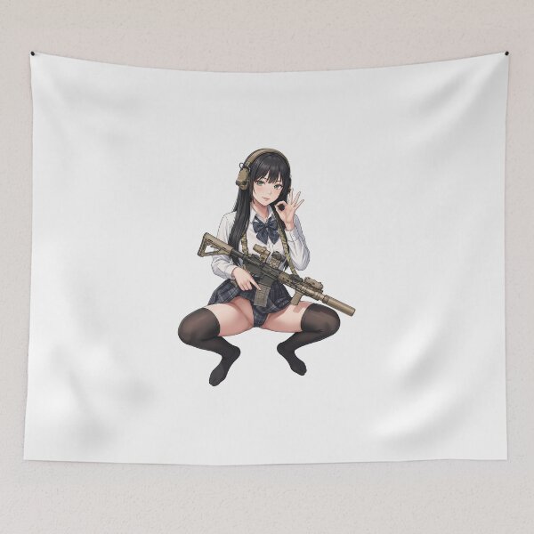 Item preview, Tactical School Girl - Anime Special Ops designed and sold by RAWLIFEGRAPHIC.