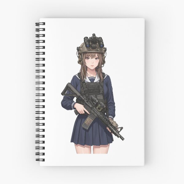 Item preview, Tactical School Girl - Anime Special Ops designed and sold by RAWLIFEGRAPHIC.