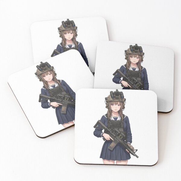Item preview, Tactical School Girl - Anime Special Ops designed and sold by RAWLIFEGRAPHIC.