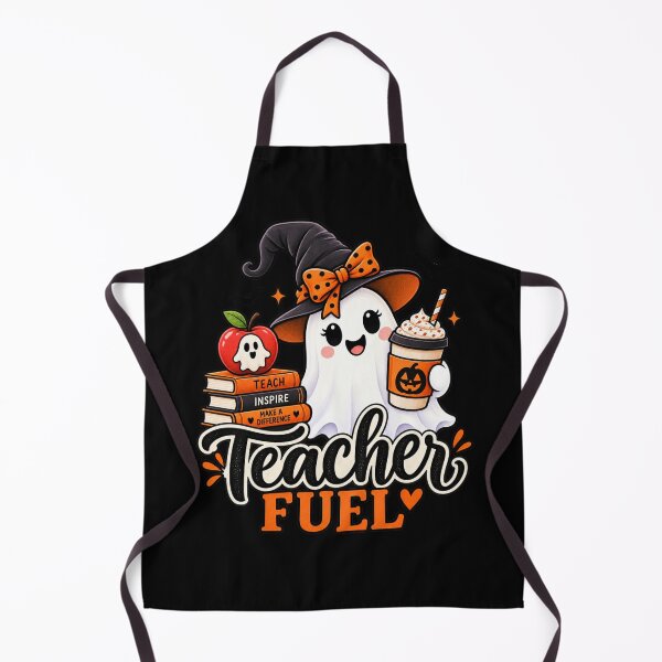 Item preview, Teacher Fuel Halloween Teacher Coffee Gift Cute Ghost Style designed and sold by Corvoria.