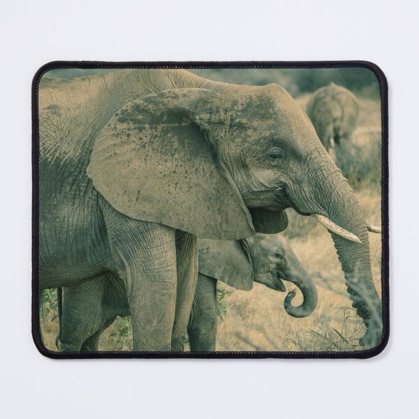 Item preview, Mother Elephant with Infant designed and sold by African Art Pics.
