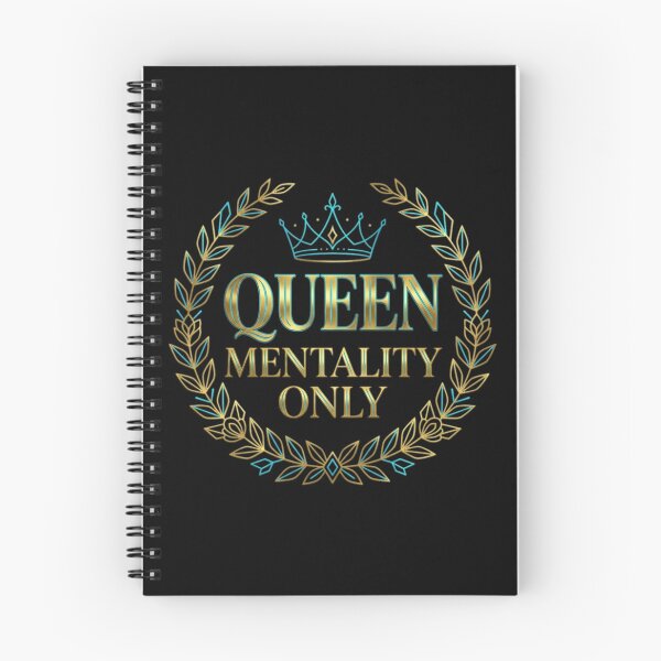Item preview, Queen Mentality Boss Energy Luxury Typography designed and sold by KhAIa Reeve Art Studio.