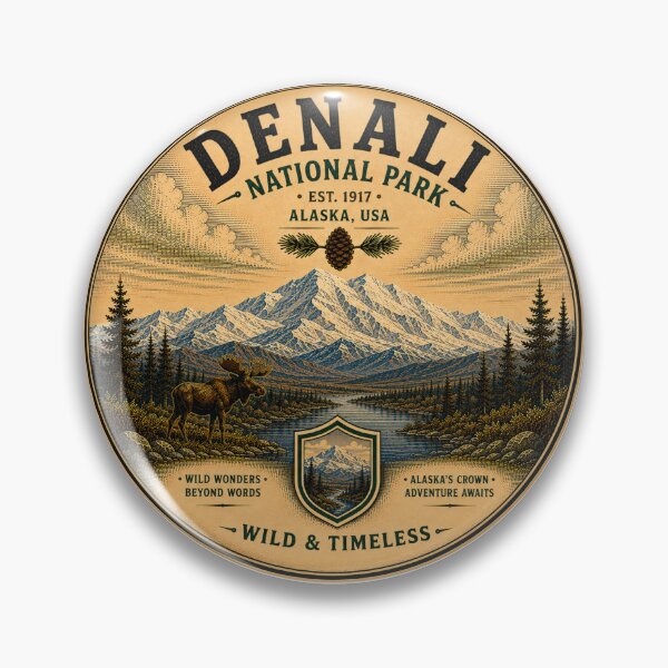 Item preview, Vintage Denali National Park Alaska Adventure designed and sold by T-Motive.