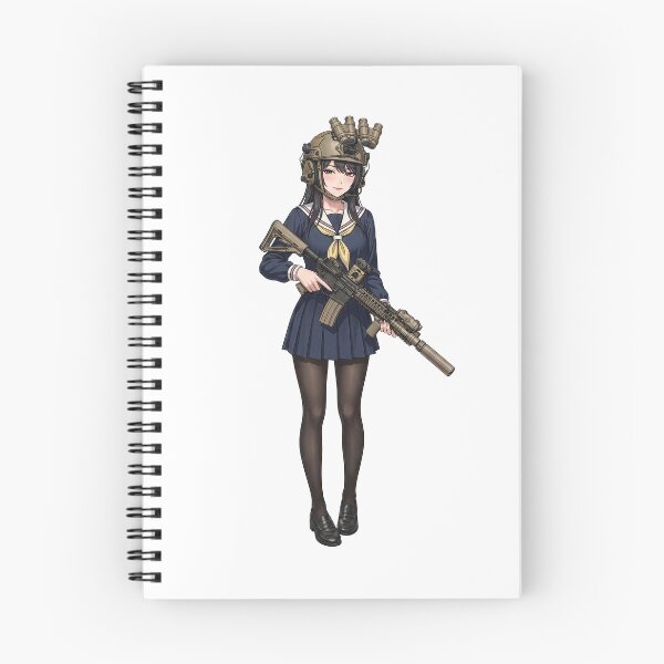 Item preview, Tactical School Girl - Anime Special Ops designed and sold by RAWLIFEGRAPHIC.