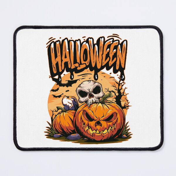 Item preview, Skull And Pumpkin Haunted Halloween designed and sold by RichardRags.