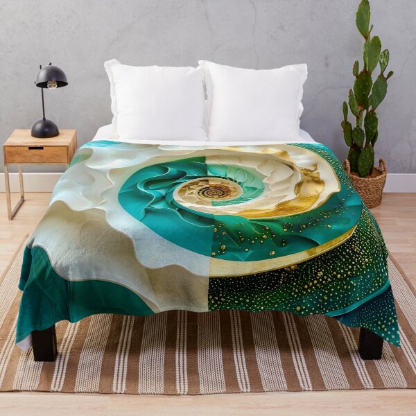 Item preview, Duality of Cream Satin and Teal Gold Filigree designed and sold by Vicky Brago-Mitchell®.