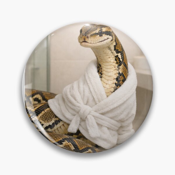 Artikelvorschau, Netzpython im Bademantel entworfen und verkauft von Sillytoe.