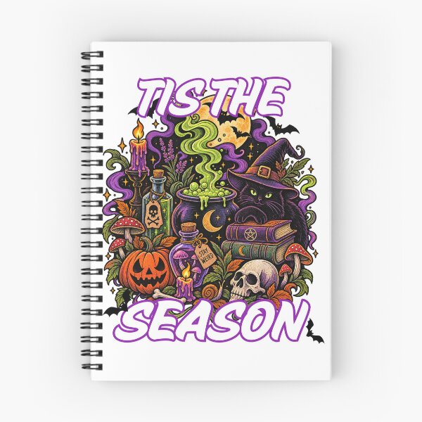 Item preview, Tis The Season - Spooky Halloween Black Cat Witch Potion designed and sold by Neurospicy Trolls.