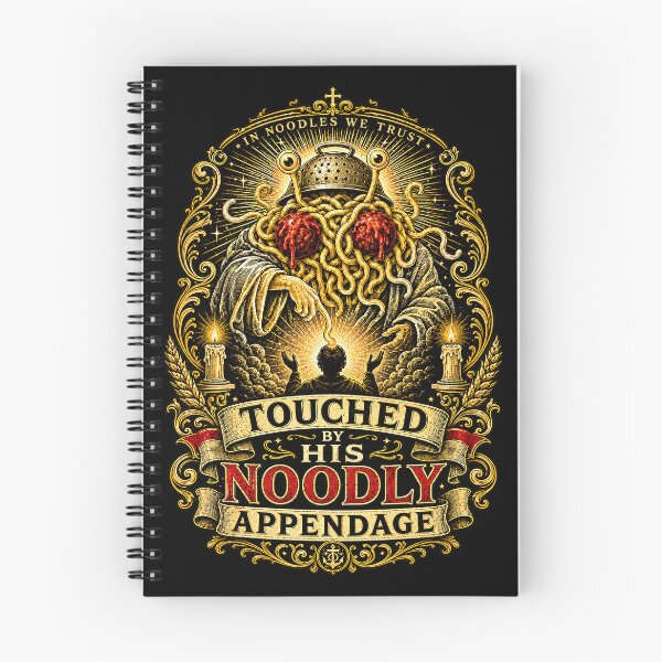 Item preview, Touched by His Noodly Appendage | Flying Spaghetti Monster designed and sold by 3nine.