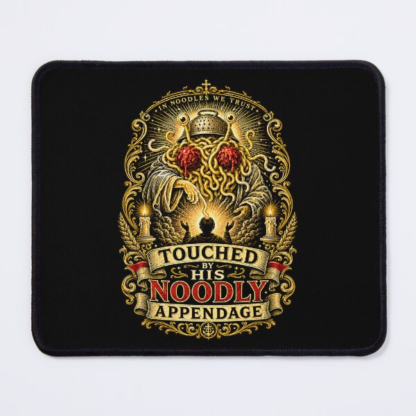 Item preview, Touched by His Noodly Appendage | Flying Spaghetti Monster designed and sold by 3nine.