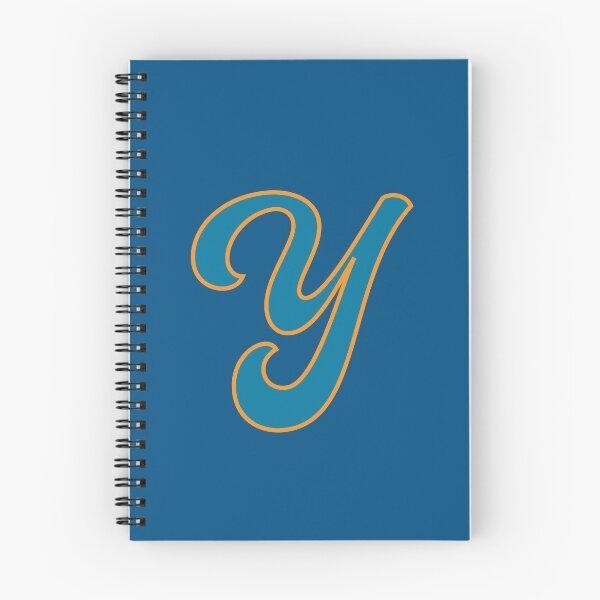 Item preview,  Letter Y Blue and Orange Cursive designed and sold by aligchi.