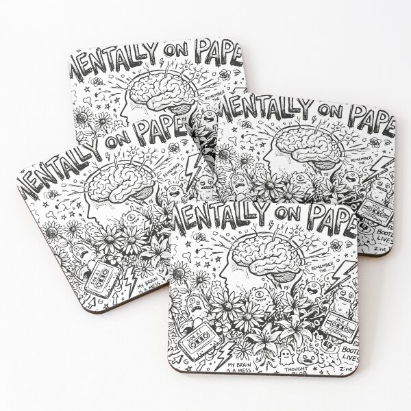 Item preview, Mentally on Paper – Chaotic Brain Doodle designed and sold by Maria Garcia´s.