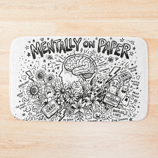 Item preview, Mentally on Paper – Chaotic Brain Doodle designed and sold by Maria Garcia´s.