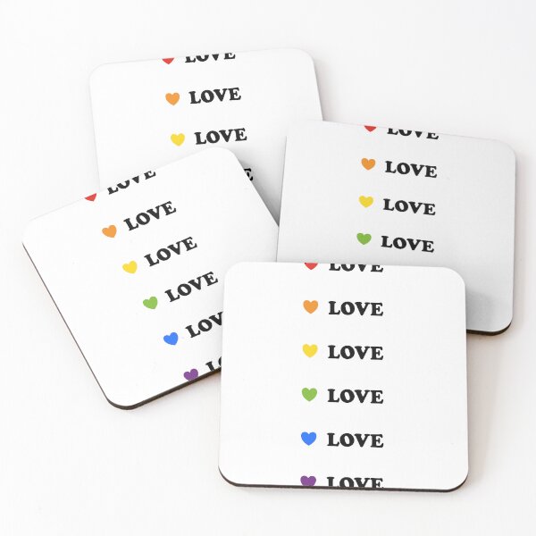 Item preview, Love rainbow hearts designed and sold by Inspirationmotivation.