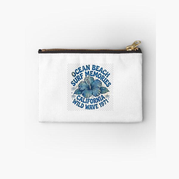 Item preview, Vintage Blue Hibiscus California Surf 1971 designed and sold by mochiMooco.