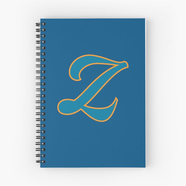 Item preview, Letter Z Blue and Orange Cursive designed and sold by aligchi.
