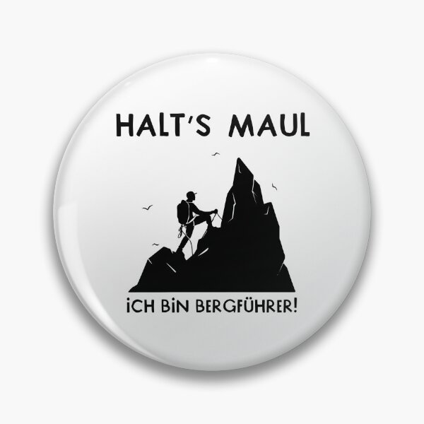 Item preview, Ich bin Bergführer / Variant number two in black designed and sold by rainbowbirds.