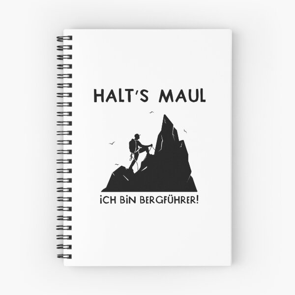 Item preview, Ich bin Bergführer / Variant number two in black designed and sold by rainbowbirds.
