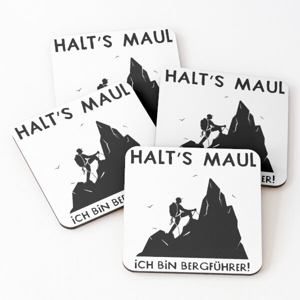 Item preview, Ich bin Bergführer / Variant number two in black designed and sold by rainbowbirds.
