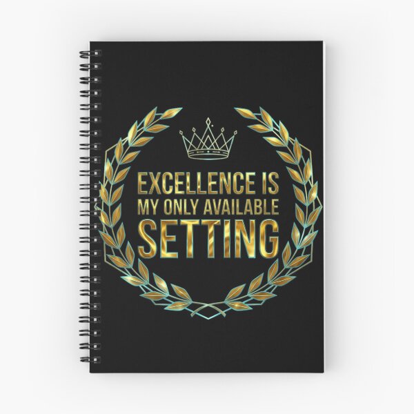 Item preview, Excellence Setting Only Boss Energy Luxury Typography designed and sold by KhAIa Reeve Art Studio.