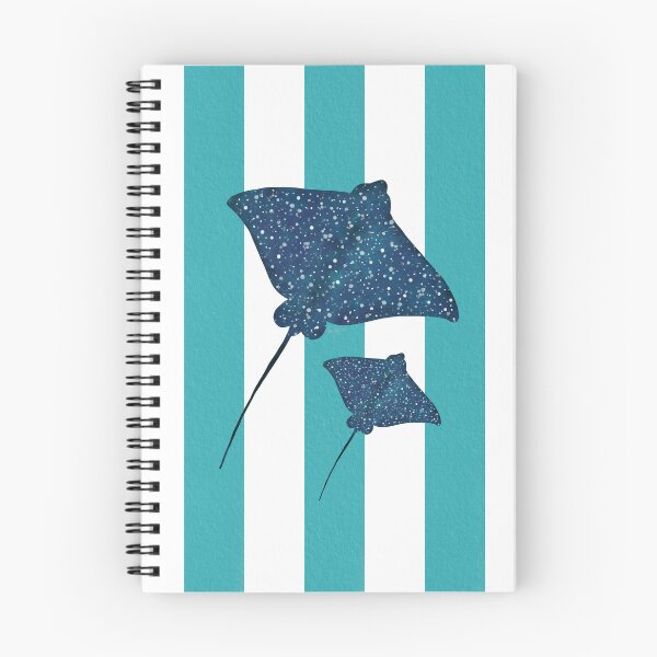 Item preview, Eagle rays and turquoise stripes designed and sold by Ana Gorozpe.