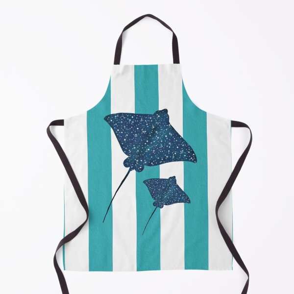 Item preview, Eagle rays and turquoise stripes designed and sold by Ana Gorozpe.