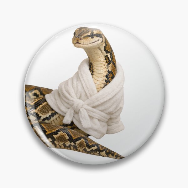 Artikelvorschau, Gemütlicher Netzpython im Bademantel entworfen und verkauft von Sillytoe.