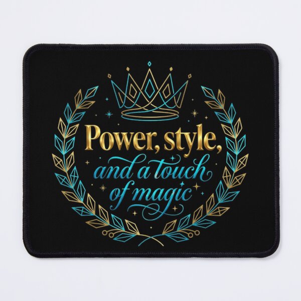 Item preview, Power Style Magic Boss Energy Luxury Typography designed and sold by KhAIa Reeve Art Studio.